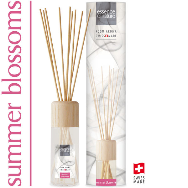 Essence of Nature Premium Room Aroma Sticks 200ml Summer Blossoms