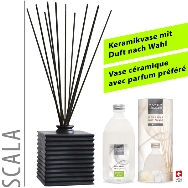 Essence of Nature Ceramic Collection Scala schwarz 250ml inkl. Duft