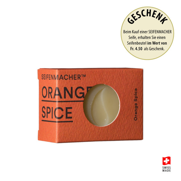 SEIFENMACHER™ Naturseife 90g Orange Spice
