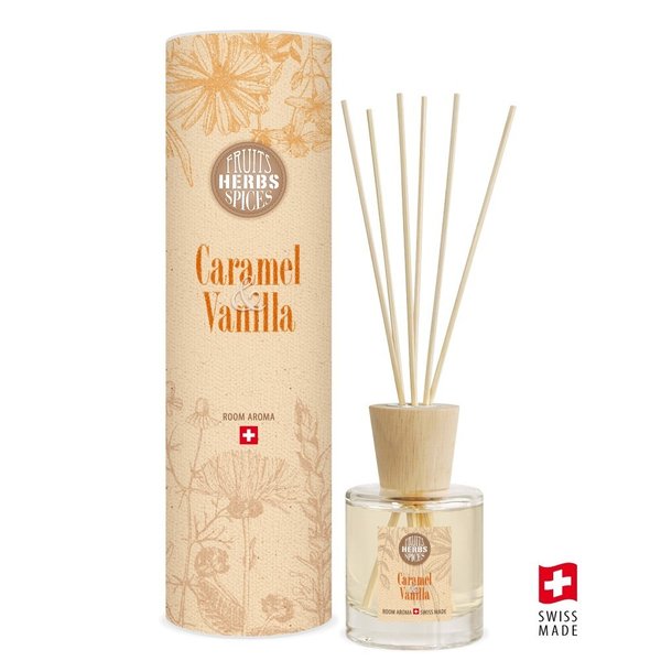 Fruits Herbs Spices Aroma Sticks 120ml Caramel + Vanilla