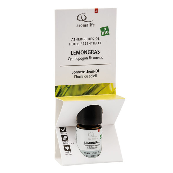 Aromalife Lemongras ätherisches Öl Bio 5 ml